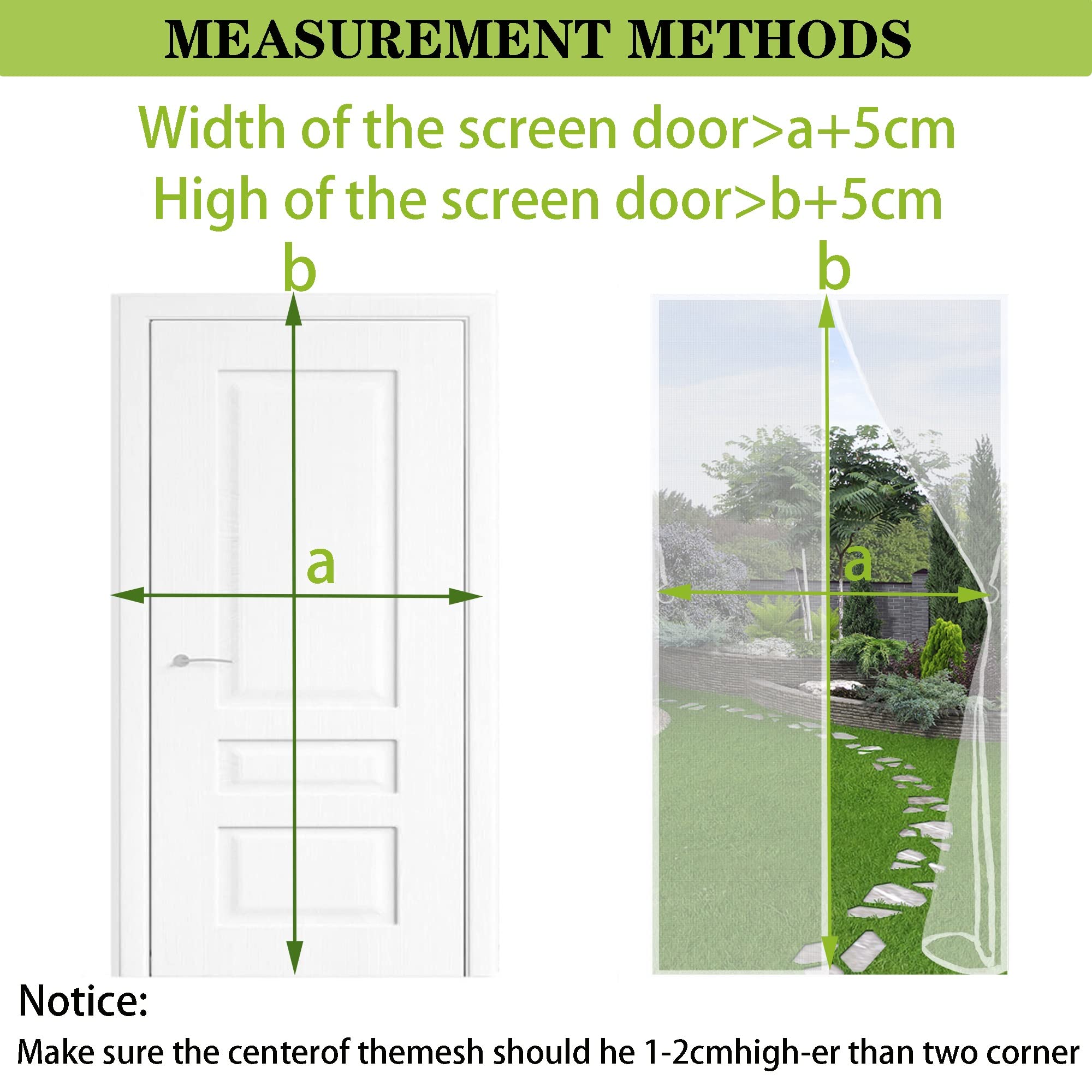 Moustiquaire AimantéE Porte 85x260 Cm, Fenetre Fermeture