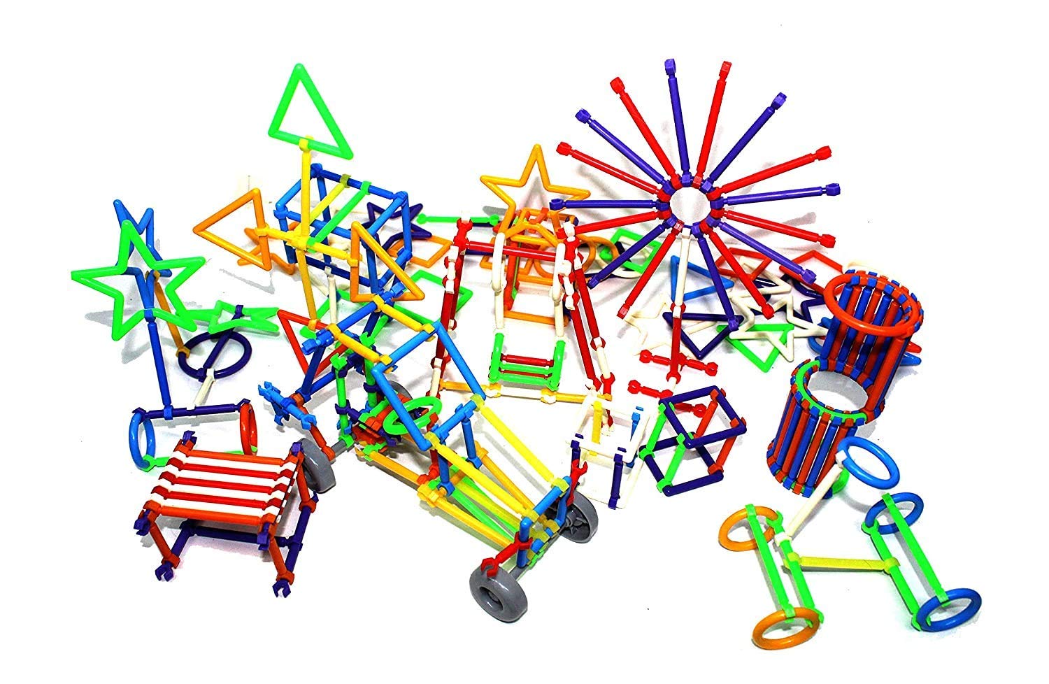 MANAKI ENTERPRISE 4D DIY Combo Packs of Straw Assembly Kit and Smart Stick Assembly kit (200+ Sticks Having Different Shape) Building Blocks Educational Toys (B097KNHBMX) Amazon Price History, Amazon Price Tracker