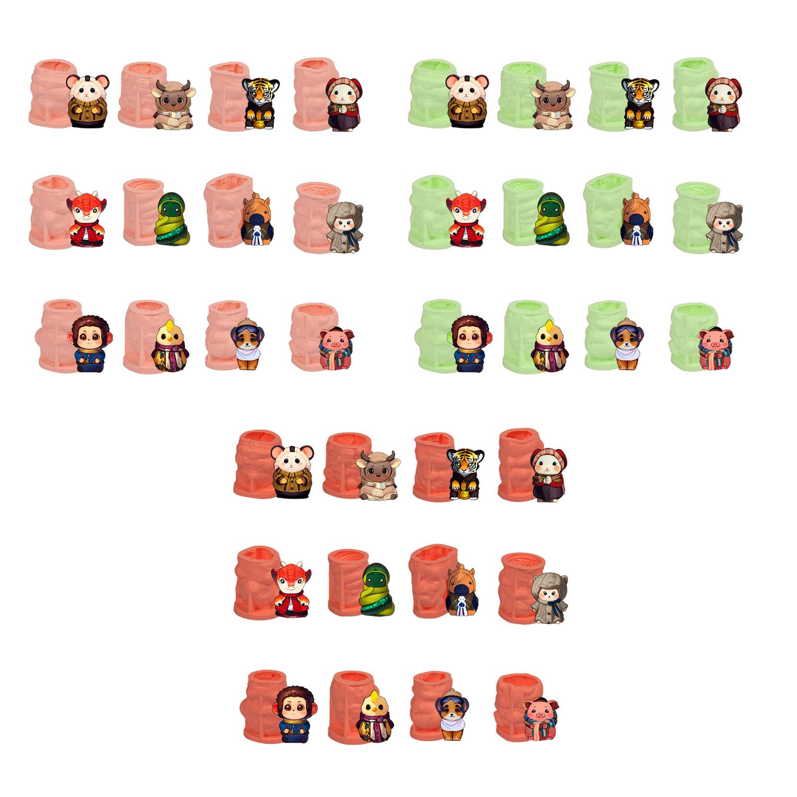 Chinese Silicone Mold for Plaster Ornaments Soap Ice Handicrafts Making Tool