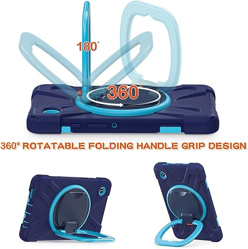 Miniatura 70 de Funda resistente para Galaxy Tab S10 Ultra 2024/S9 Ultra 2023/S8 Ultra 2022, funda híbrida resistente con soporte para bolígrafo S, funda a prueba