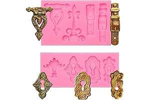 DIY Vintage Keyhole Epoxy Polymer Clay Molds