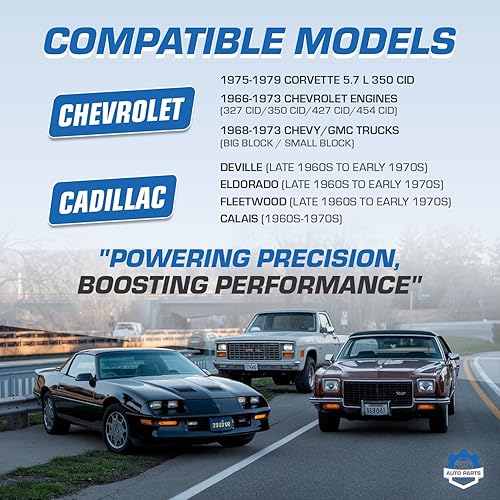 Miniatura 6 de Carburador Rochester Quadrajet de 4 barriles  Compatible con Chevy Quadrajet 1901R 4MV Chevy 66-73 Manual Divorciado Choke Reemplazar Corbetas 75-79