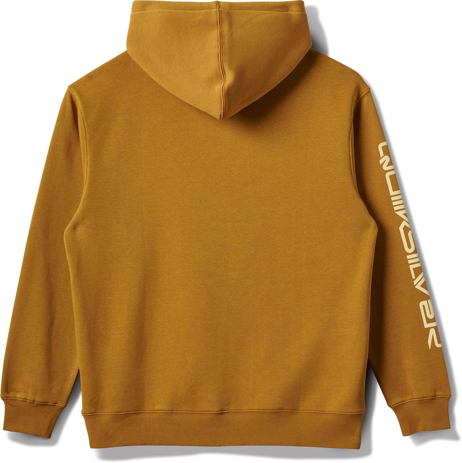 Quiksilver - Mens Passage Logo Long Sleeve Hoodie, Color Wood Thrush, Size: Small