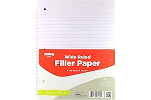 Emraw Wide Ruled Loose Leaf Paper