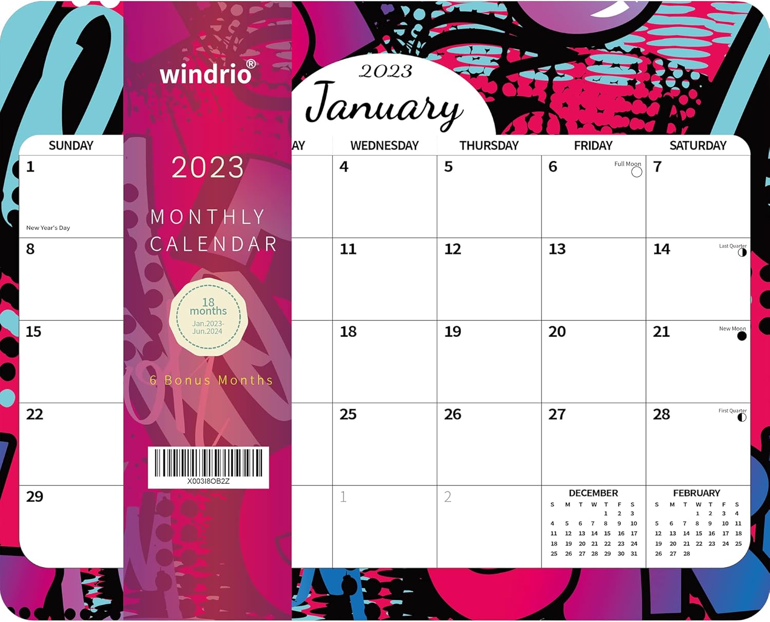 2024 Magnetic Calendar For Refrigerator Planner Fridge Wall Monthly Magnet Organization 14 Month 8 X 10 Inch Season And Holidays Decor For Kitchen Home Household
