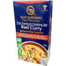 Blue Elephant brand Royal Thai Cuisine RED CURRY Cooking Set Wt. 95 g. // BENJAWAN shop