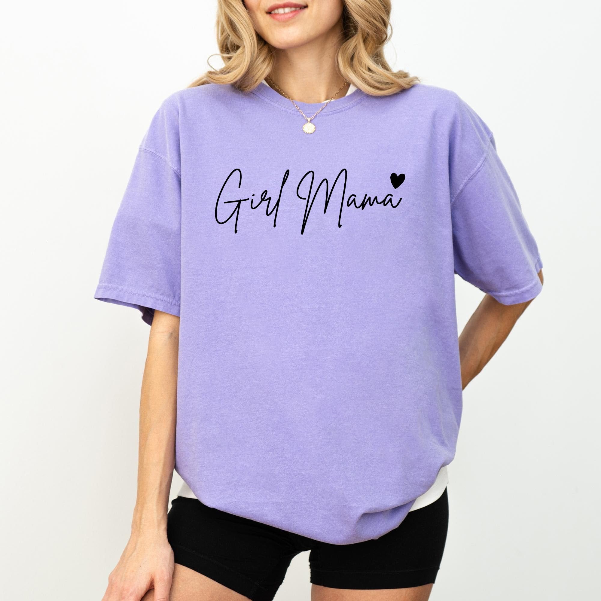 Girl Mama Shirt Multicolored Comfort …