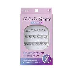 FALSCARA Studio Lash Extension Kit Individual Lash Palette 18 Stackable Lash Clusters Delicate Spicy False Eyelashes Light Volume