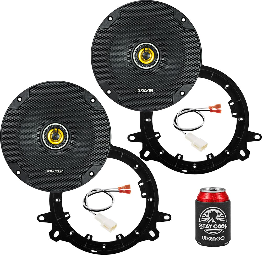 Amazon.com: KICKER Rear Door 6.5 Speakers Kit for Toyota