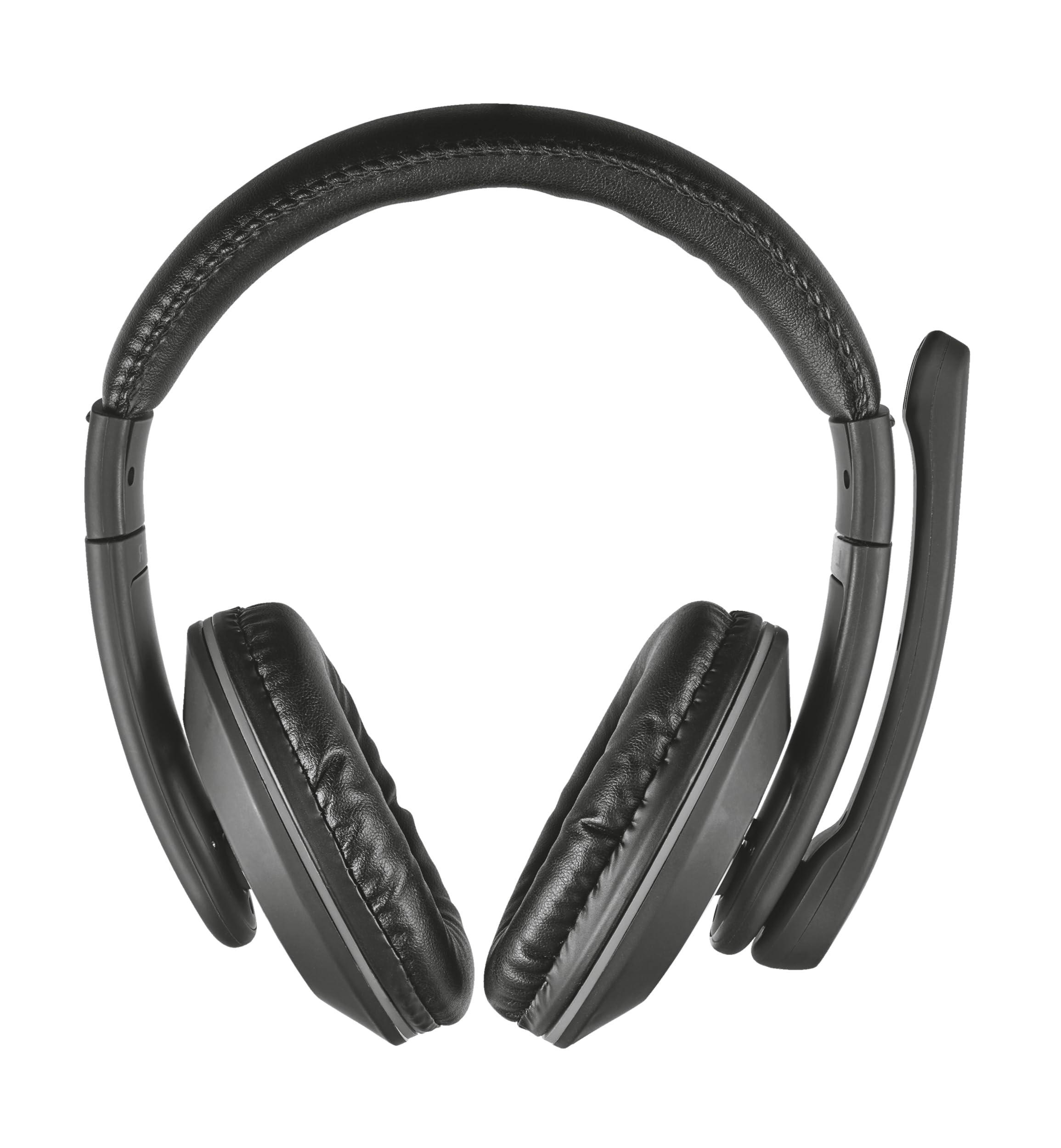 Trust Reno Auriculares con Micrófono, Conexión 3.5MM, Cascos Circumaurales, Auriculares con Cable 1,8 m para PC, Ordenador, Portátil, Laptop, Teams, Skype, Zoom, Color Negro