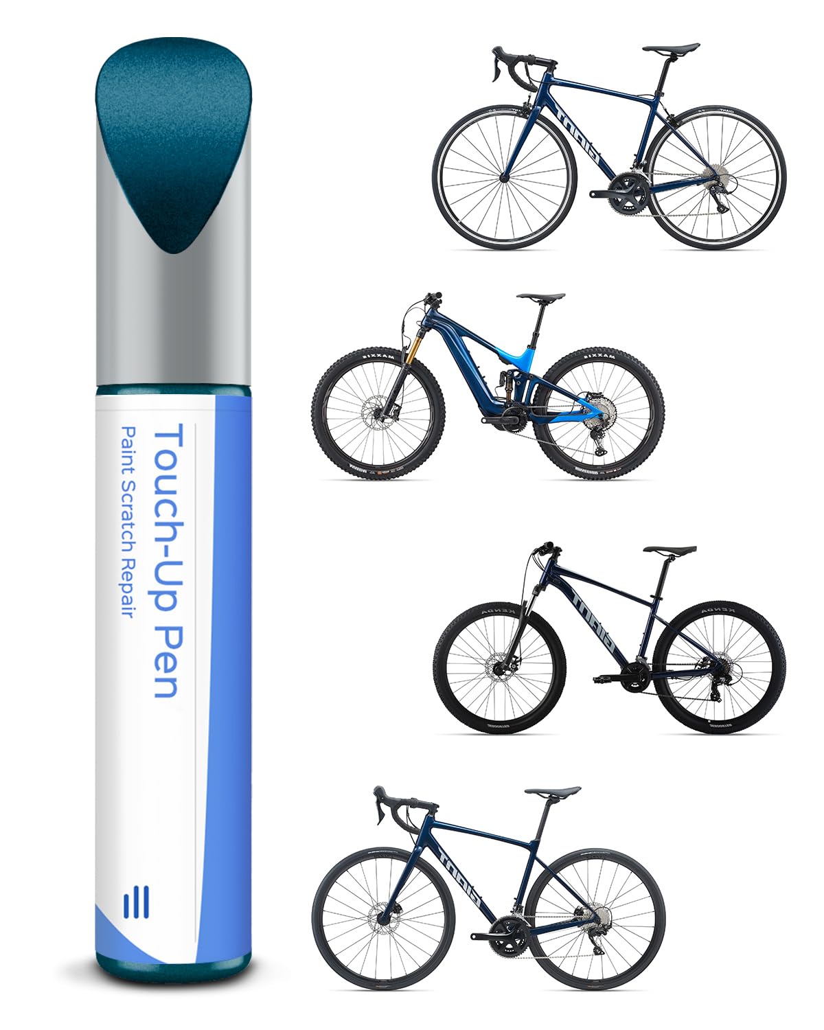 PARTS4EV Metallic Navy Gloss - Paint Paint for Giant, use paint pen for metal and plastic - High coverage bicycle paint paint