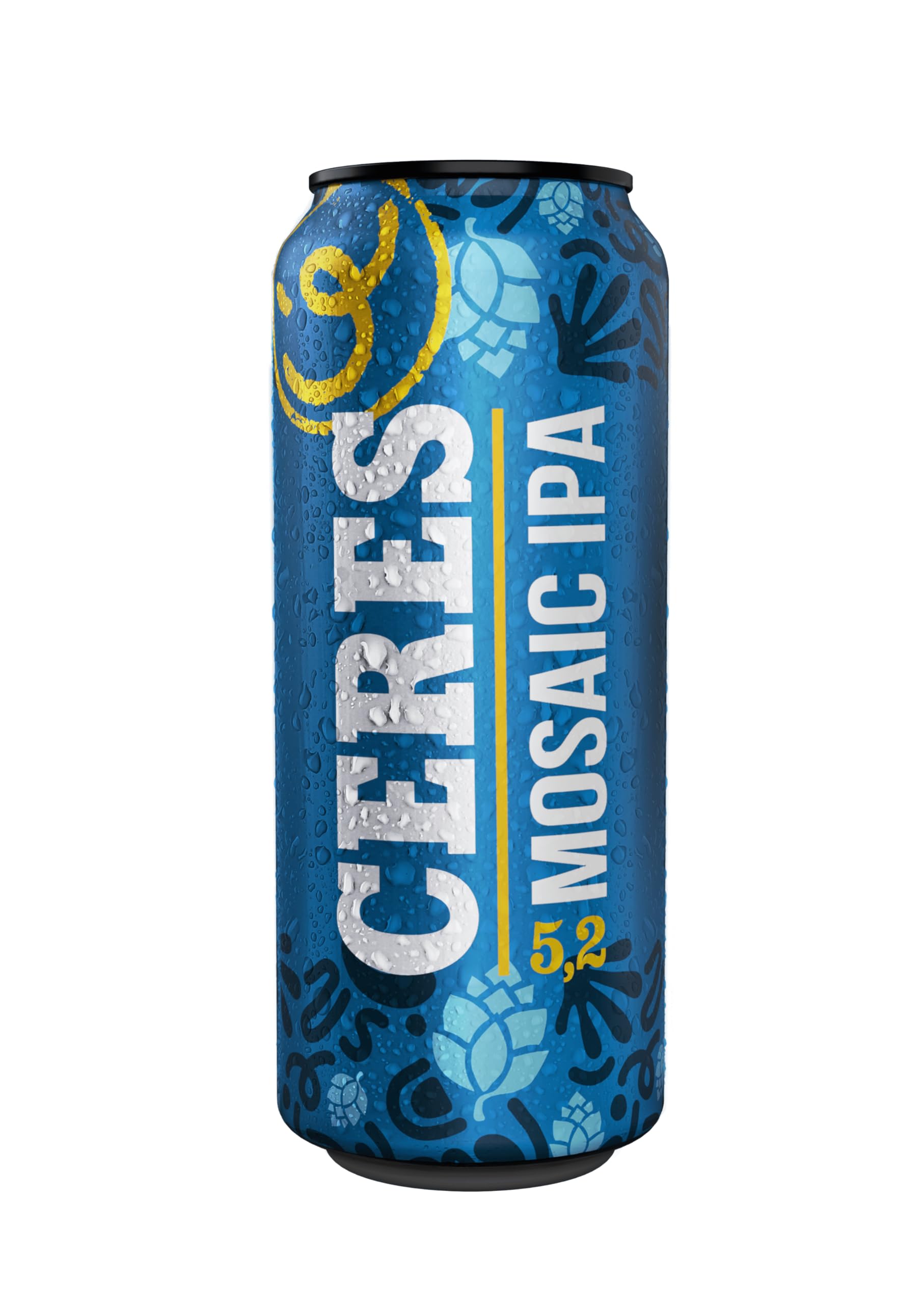 Ceres Mosaic Ipa - 24 Lattine da 50 cl, Birra Indian Pale Ale, Gradazione Alcolica 5,2°C, Gusto Intenso ed Armonioso, Piacevolmente Amara