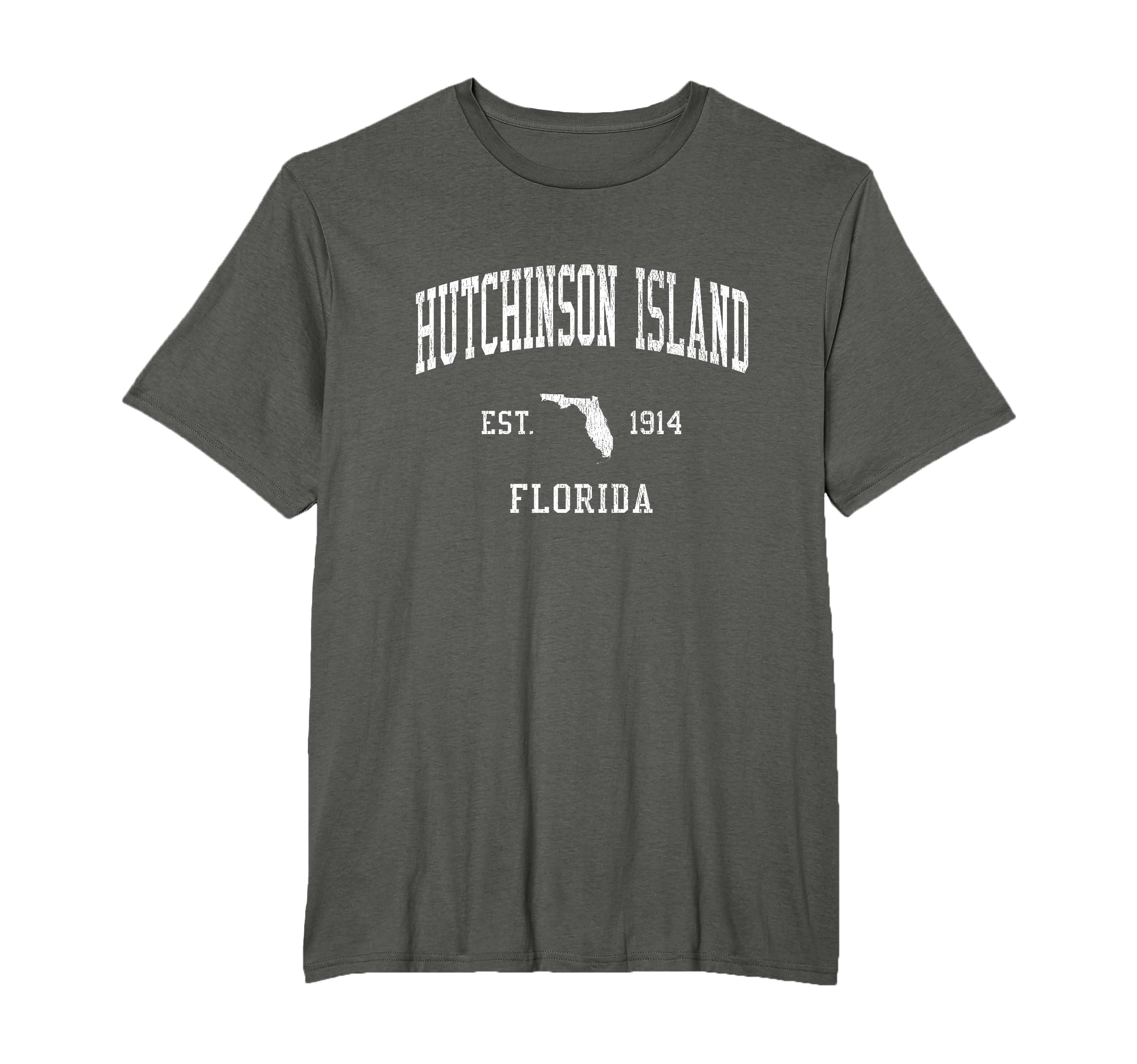 Hutchinson Island FL Vintage Athletic Sports JS01 T-Shirt