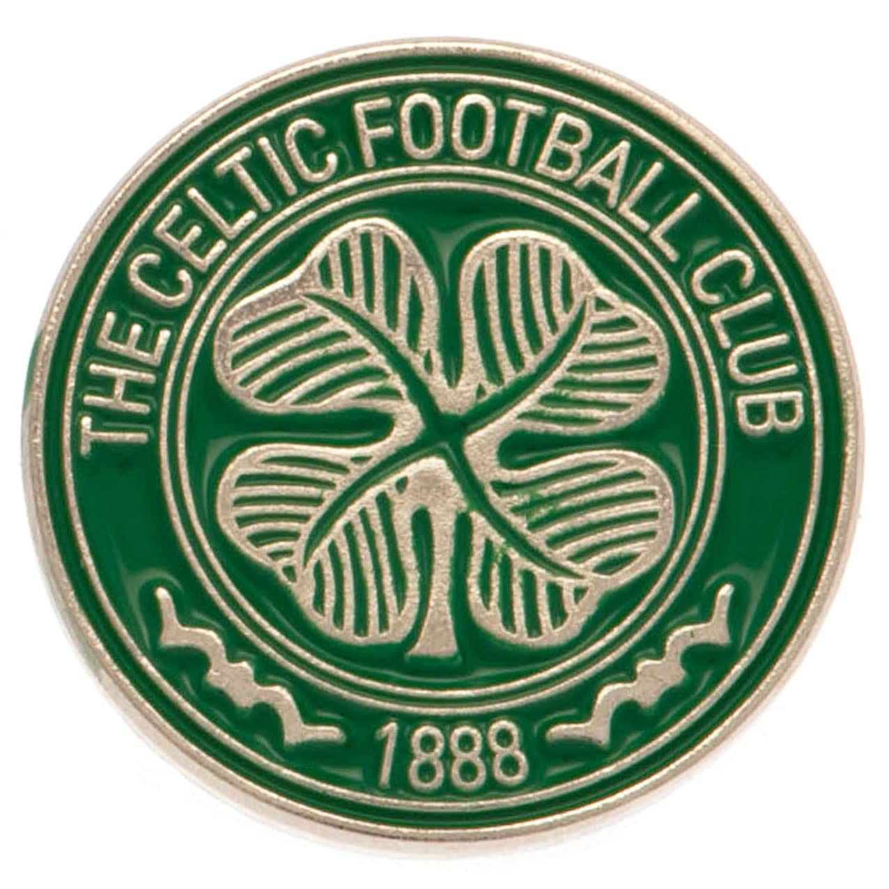 Celtic FC Green Crest Pin Badge