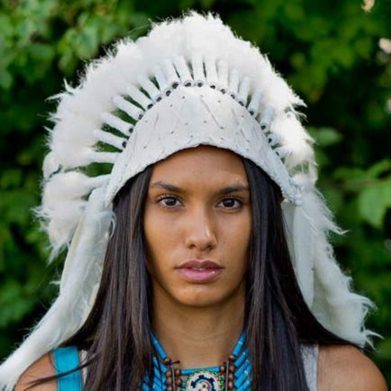 Novum Crafts Feather Headdress | Native American Indian Inspired | Choose Color - Image 4
