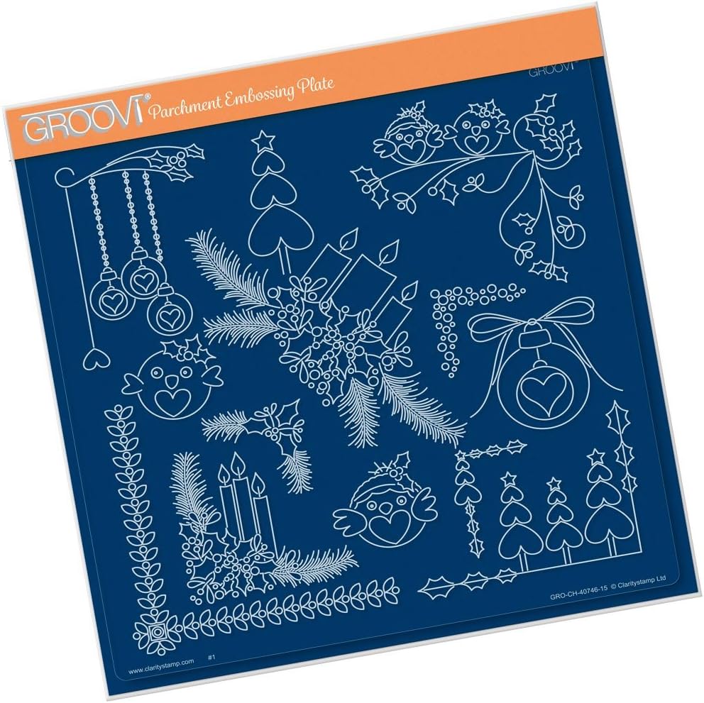 Groovi Plate Mate (Art Deco Alphabet) for Border Plates Amazon.co.uk