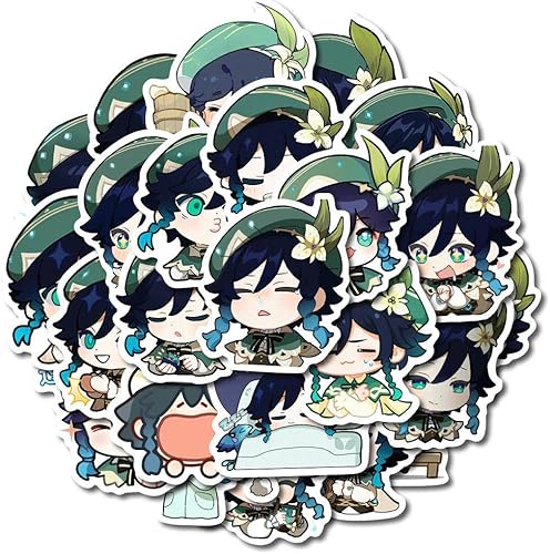 Vista 19 de Adhesivos para Notebook, Teléfono, Decoración Versión Raiden Shogun 84 Piezas