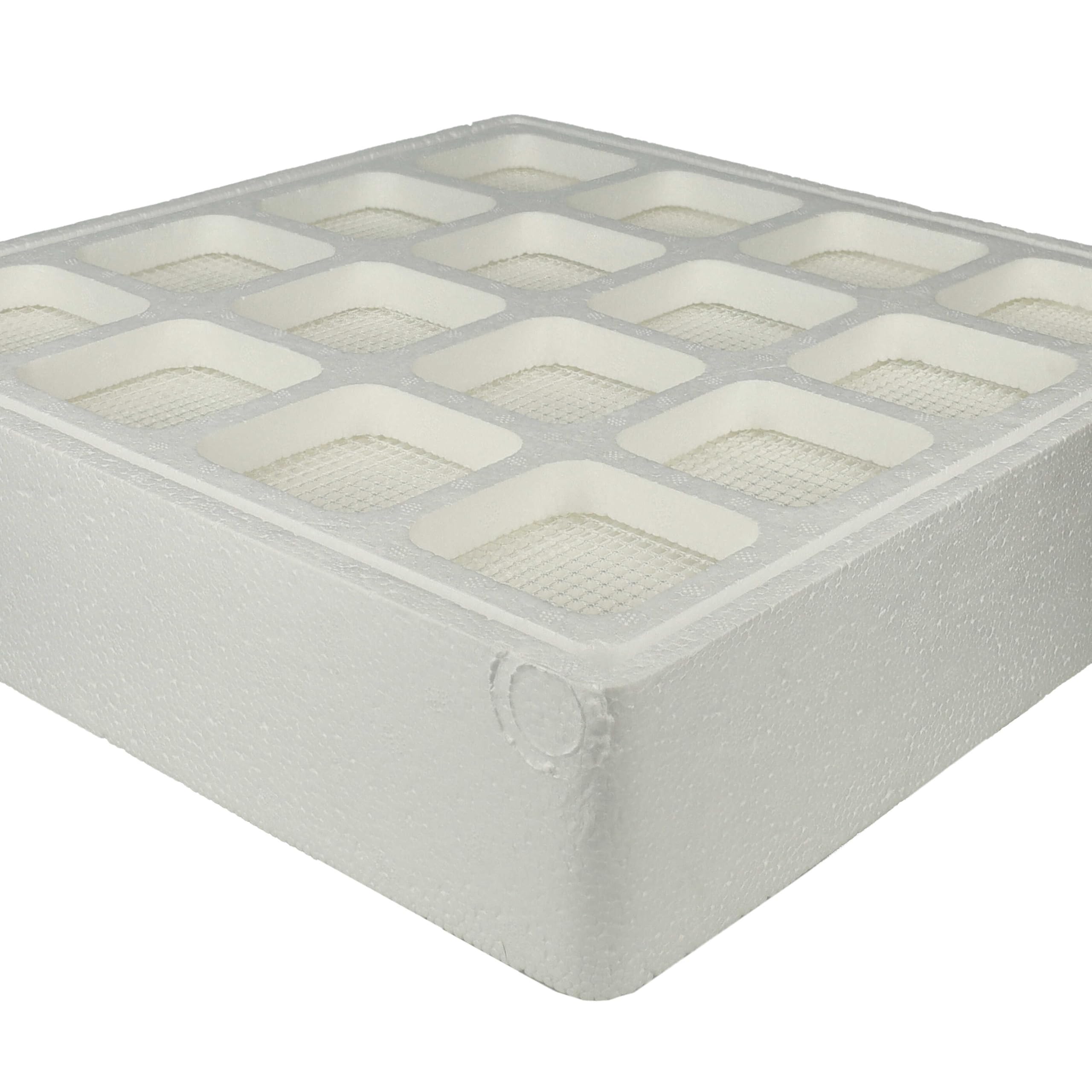 vhbw prefiltro sostituisce IQAir 102101000, Premax F8 S per depuratore d'aria - tessuto non tessuto/plastica, classe filtrante F8 bianco