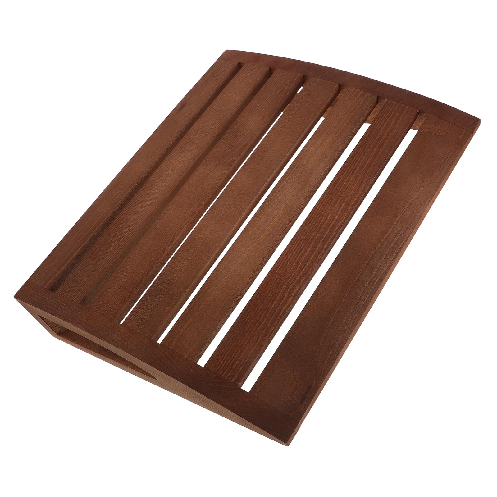 Coussin Cervical Ergonomique en Bois Massif pour Sauna 38x30x7 Cm, Appui-tête Absorbant et Respirant pour Spa, Accessoire de Relaxation Polyvalent Adapté Hammam et Détente Spa