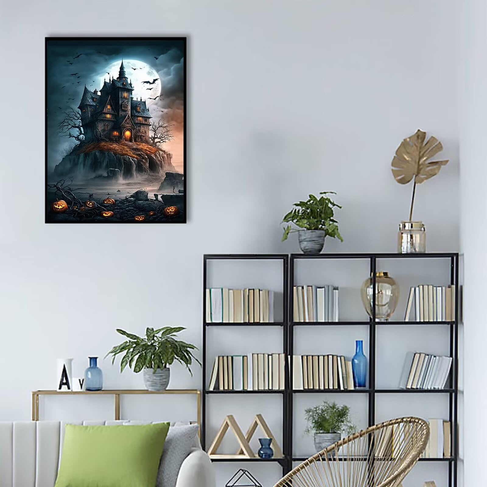 Amazon.com: Moonlight Castle Diamond Art Painting Kit, Adult