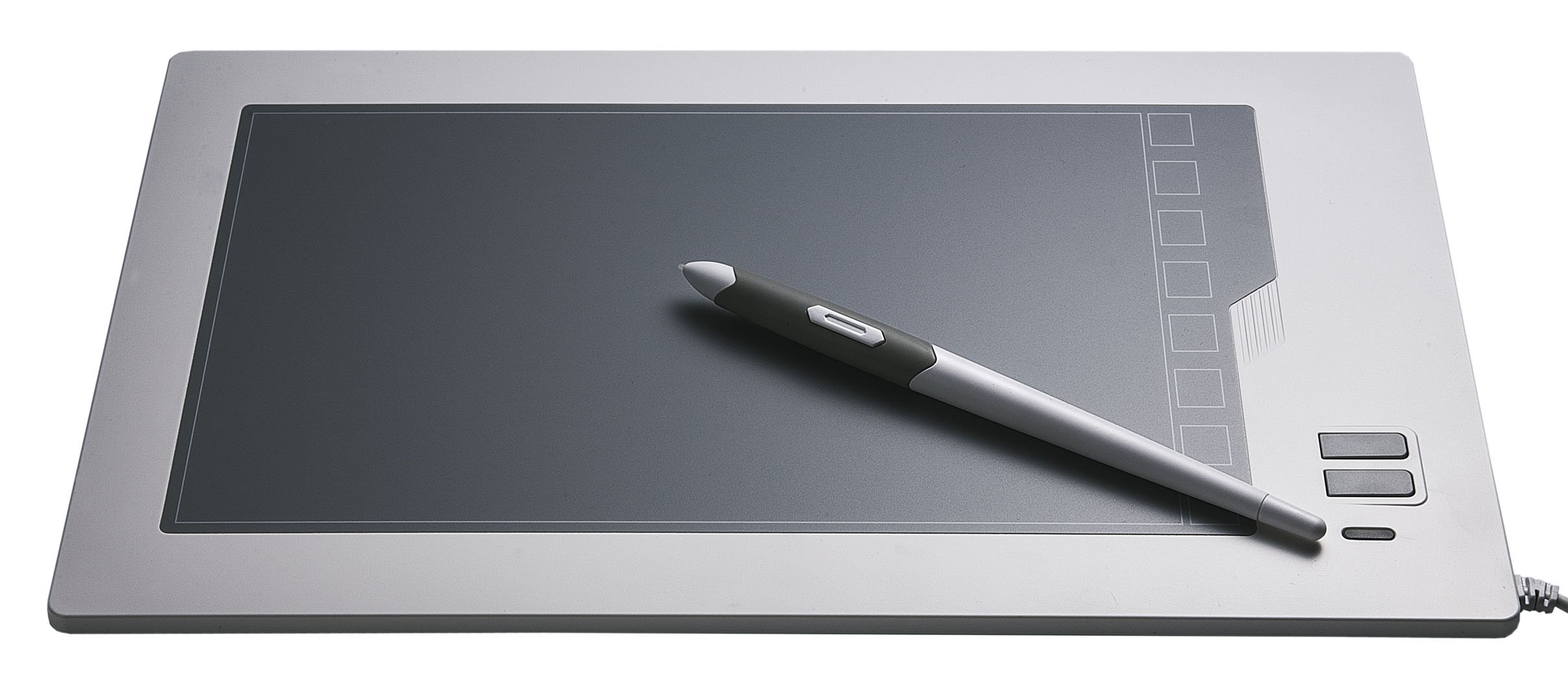 Perixx PERITAB-502, 12" 2048 Level Graphics Tablet - White - Battery-Free Pen Technology - 9x5.75 Inch Working Area - Compatible with Windows 10 & Mac OS X