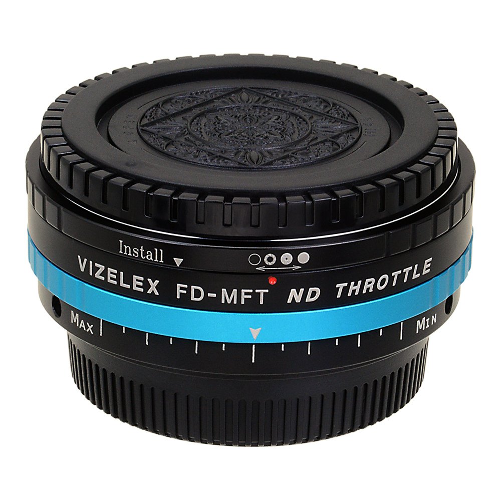Vizelex CINE ND Throttle Adaptateur Objectif Canon FD FL Vers Canon RF Avec Filtre ND Variable
