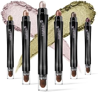 Juego de 6 sombras de ojos rosa champán, maqu...