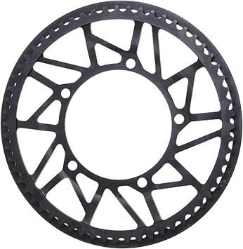 PROWHEEL Universal Bike Chainring,52T/54T/56T/58T/60T BCD 130mm CNC Laser Engraving Bike Chainring with Chain Guard for 6 to 12 Speed MTB,EBike,Road Bike,City Bike,Folding Bike,Cargo
