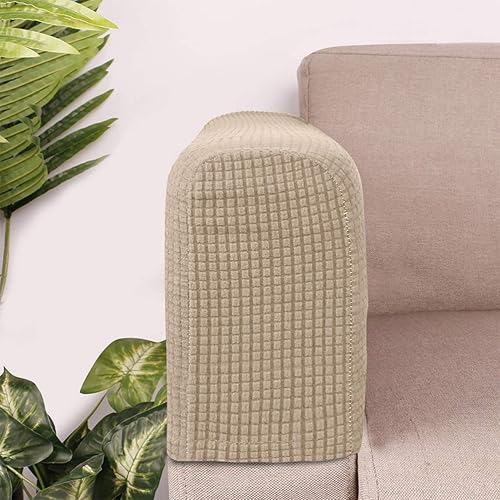 Miniatura 3 de SEWACC Protectores universales para reposabrazos de silla, funda elástica para reposabrazos de sofá, protector elástico para sofá reclinable, sofá