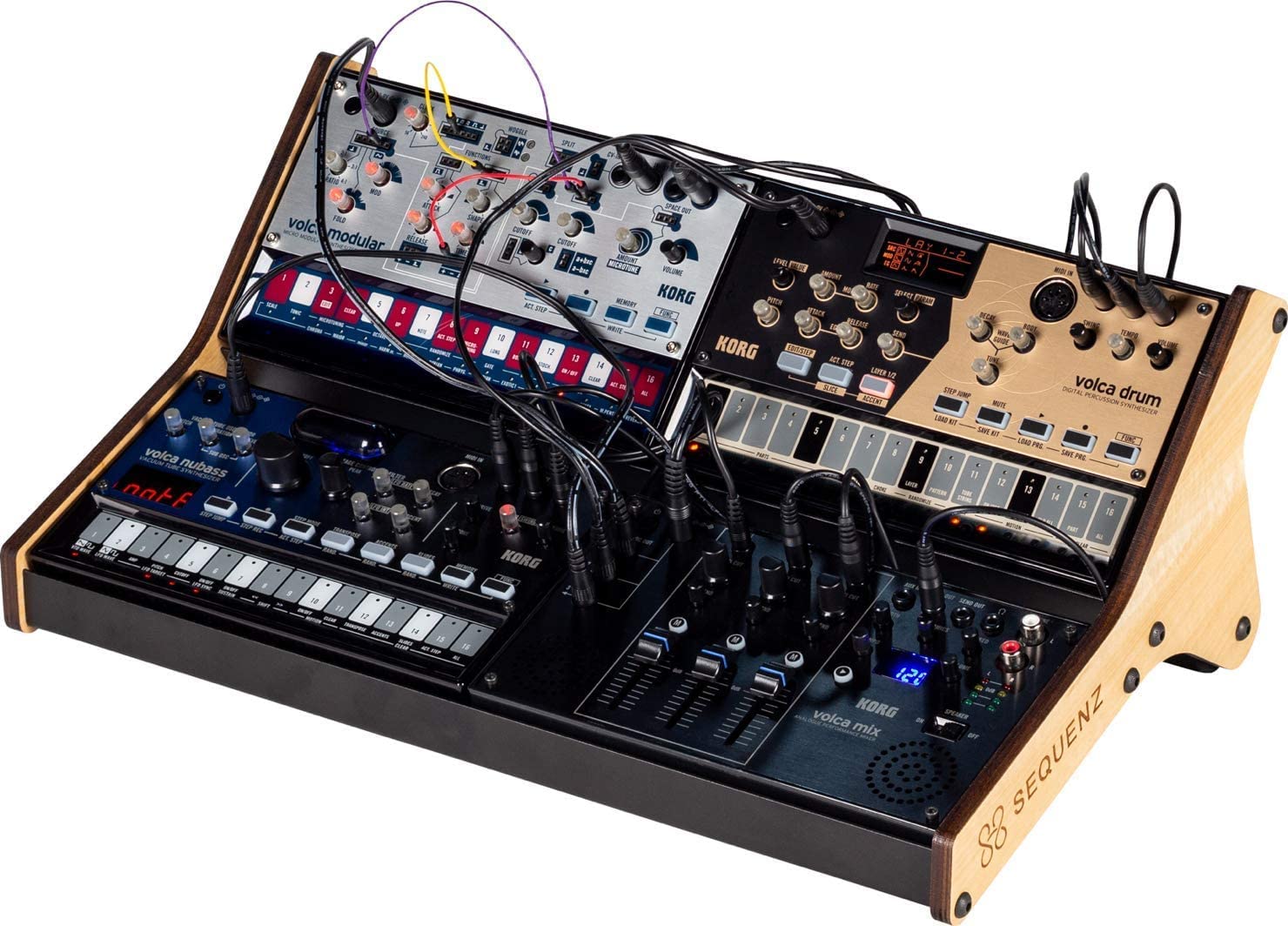 KORG - Volca Sample 2 USB + SEQUENZ Volca Rack 2 x 2 Rack da Tavolo