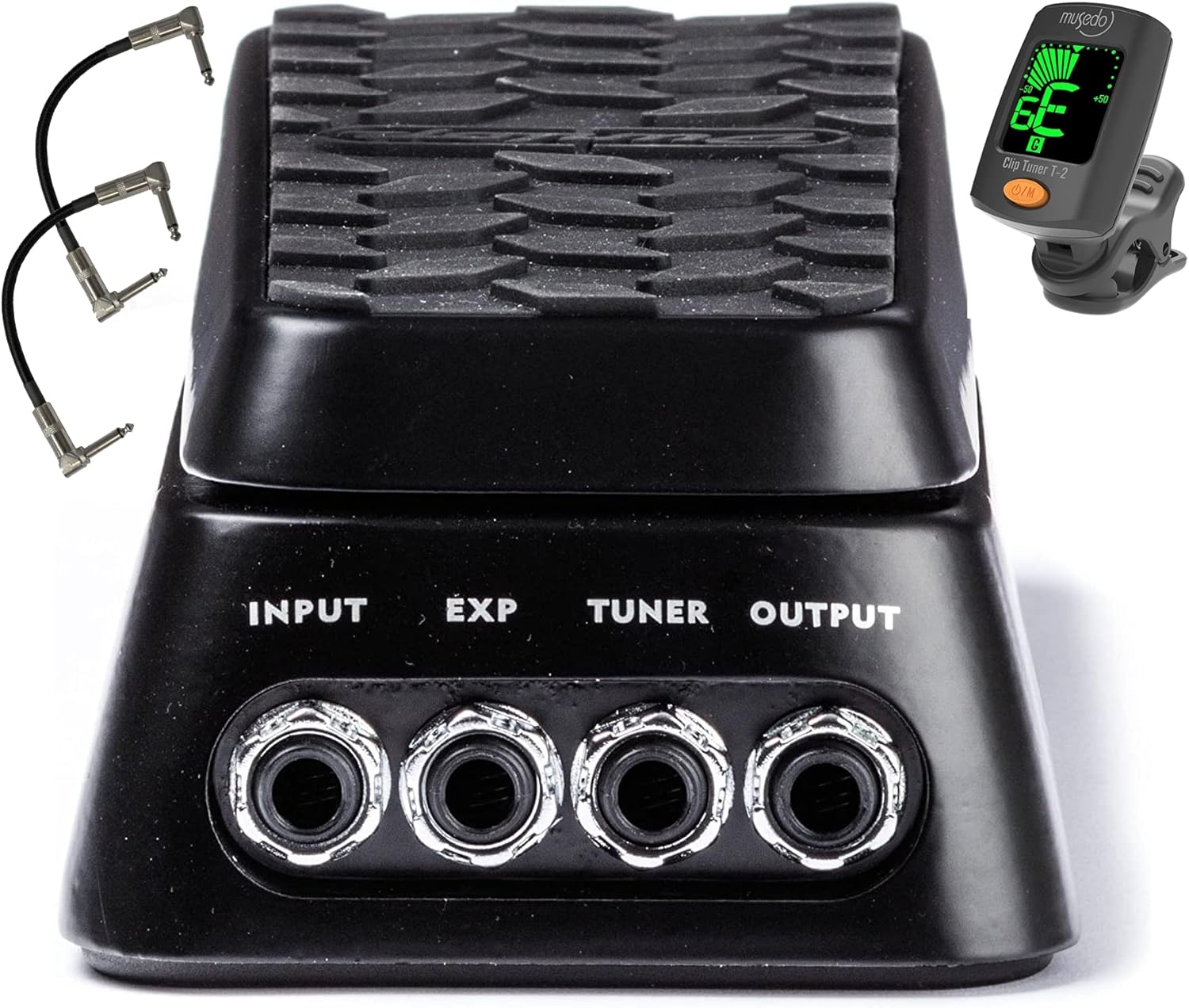 Briskdrop Dunlop DVP3 Volume (X) Pedal Bundle with 2 Patch Cables and Tuner DVP3tunerbundle 0