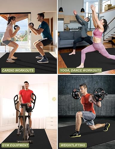 Miniatura 10 de Large Exercise Mat 7x5x7mm  6x4x7mm innhom Workout Mat Gym Flooring for Home Gym Mats Exercise Mats for Home Workout Thick Floor Mat for Fitness