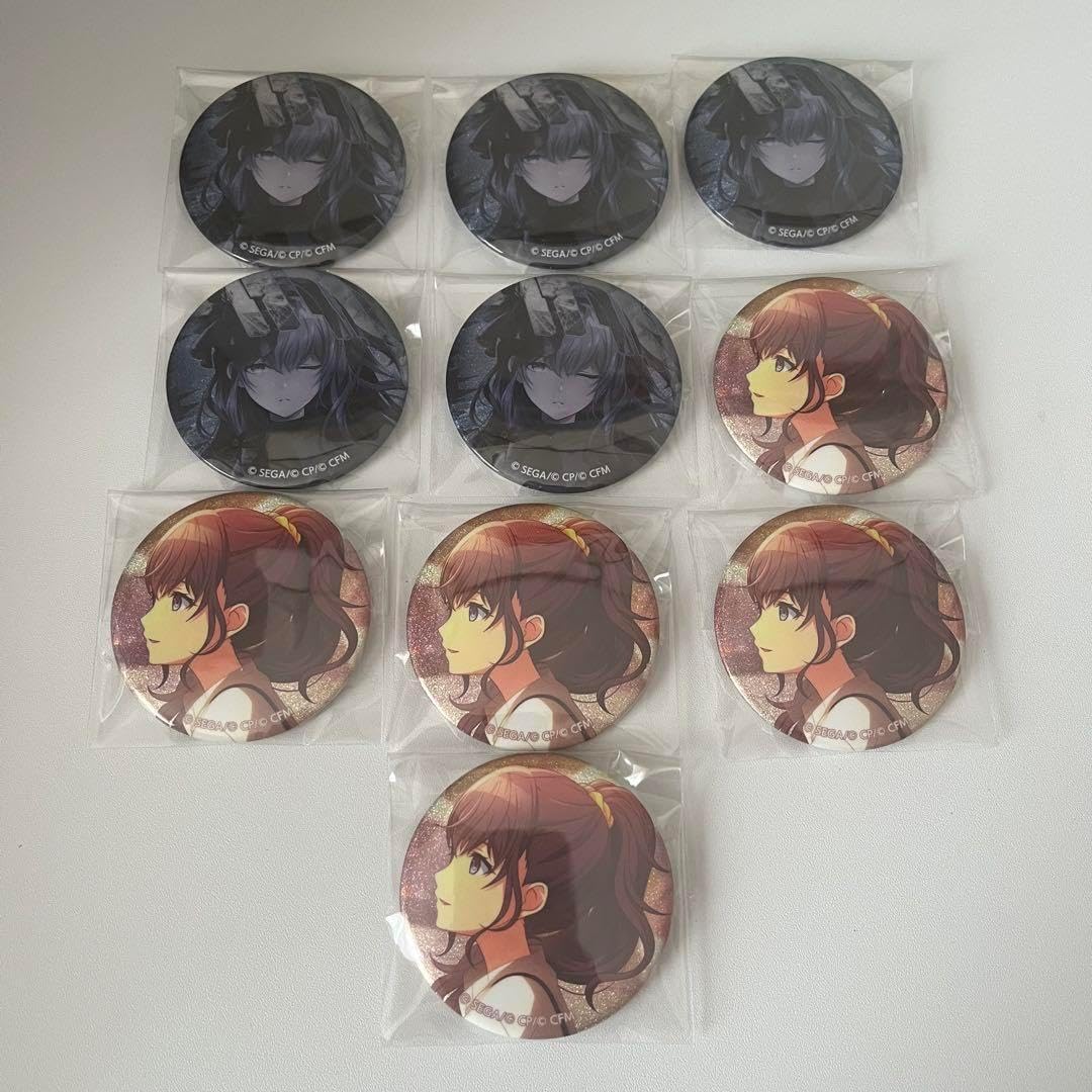 プロジェクトセカイ グリッター缶バッジ 朝比奈まふゆ 5b プロセカ 朝比奈まふゆ 5B グリッター缶バッジ 25個セット写真のご確認