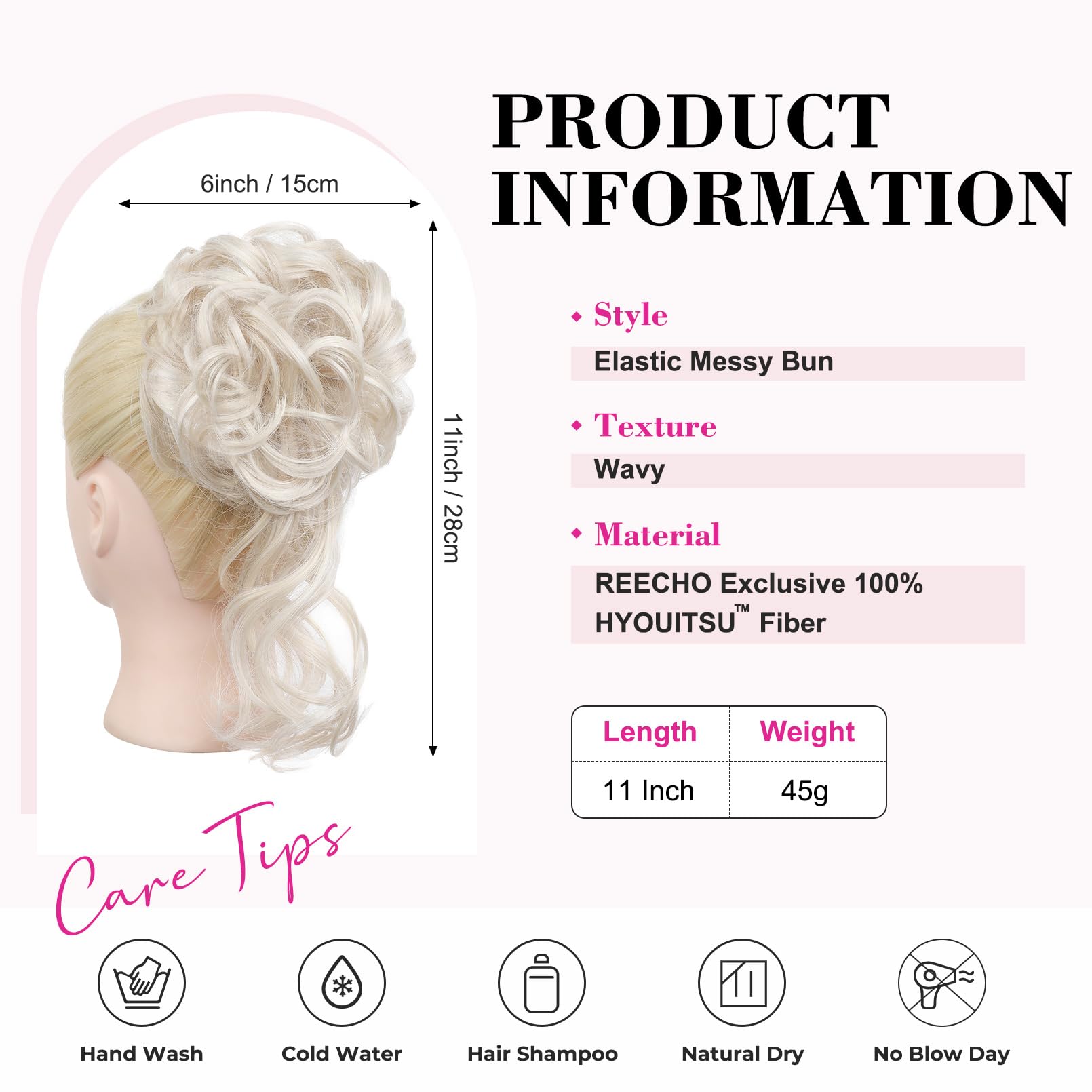 REECHO Messy Bun Hair Piece - Image 2