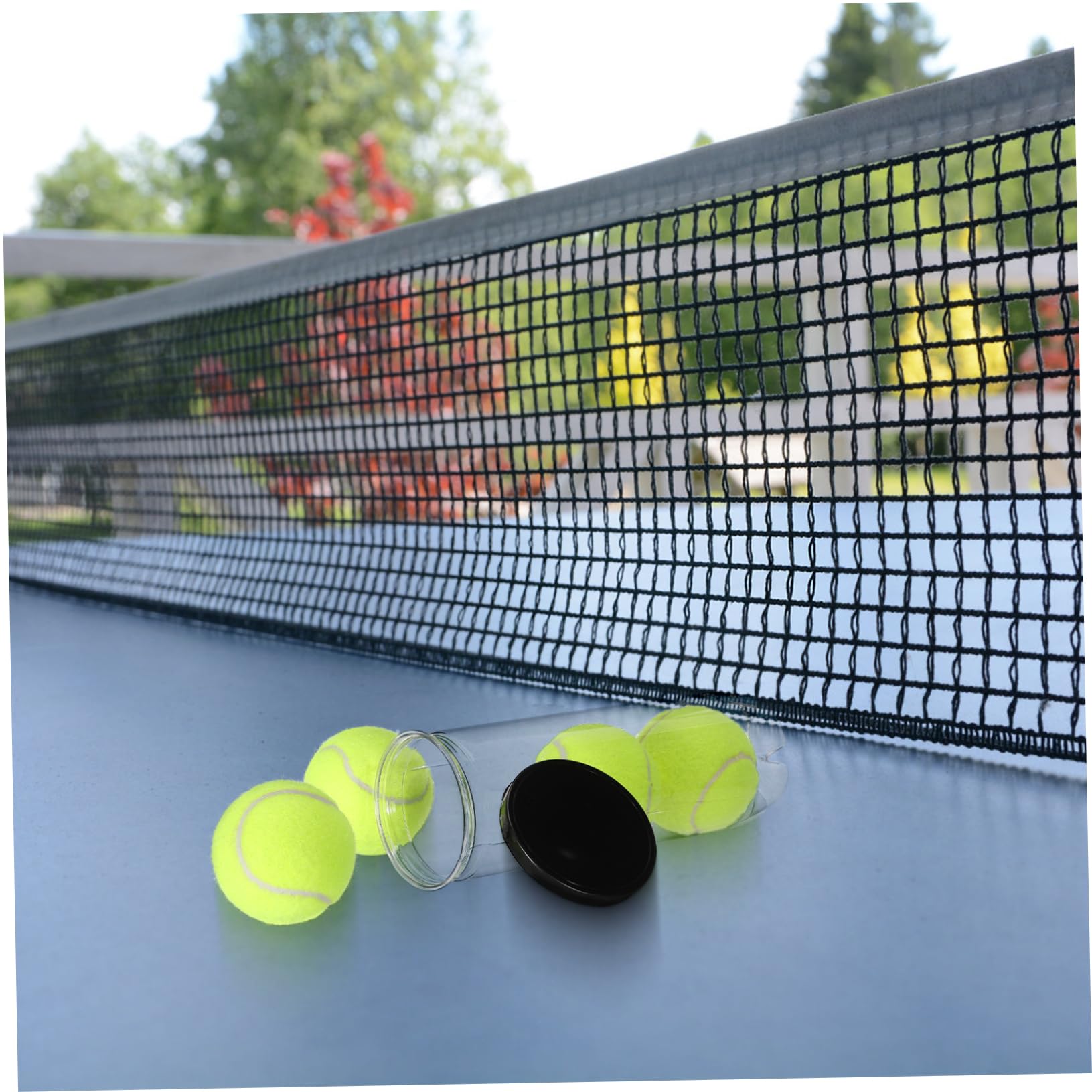BESTonZON PVC Tennisballhalter Transparent Mit Deckel Tragbarer Organizer Für Tennisbälle Praktische Sportaufbewahrung Für Tennisenthusiasten