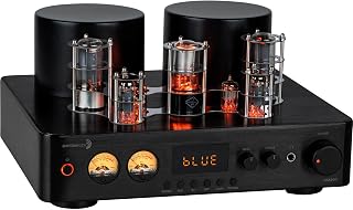 Dayton Audio HTA200 Hybrid Tube Amplifier: 100W x2 Bluetooth Phono Preamp USB DAC Optical - Vintage Warmth Modern Power