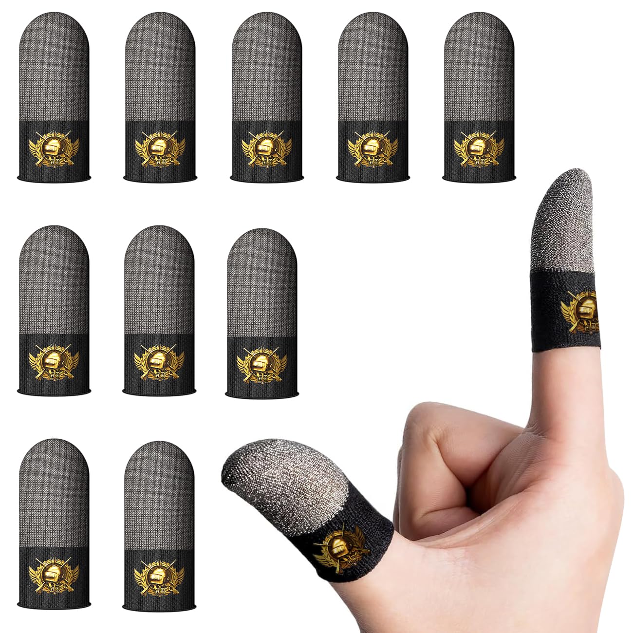 Finger Sack, Game, Seamless, Sound Game, Finger Sack, Smartphone Games, Wilderness Action, PUBG Mobile Code Mobile, Apex, Yubisaku, Ultra Sensitive, Ultra Thin Silver Fiber, Anti-Slip Finger