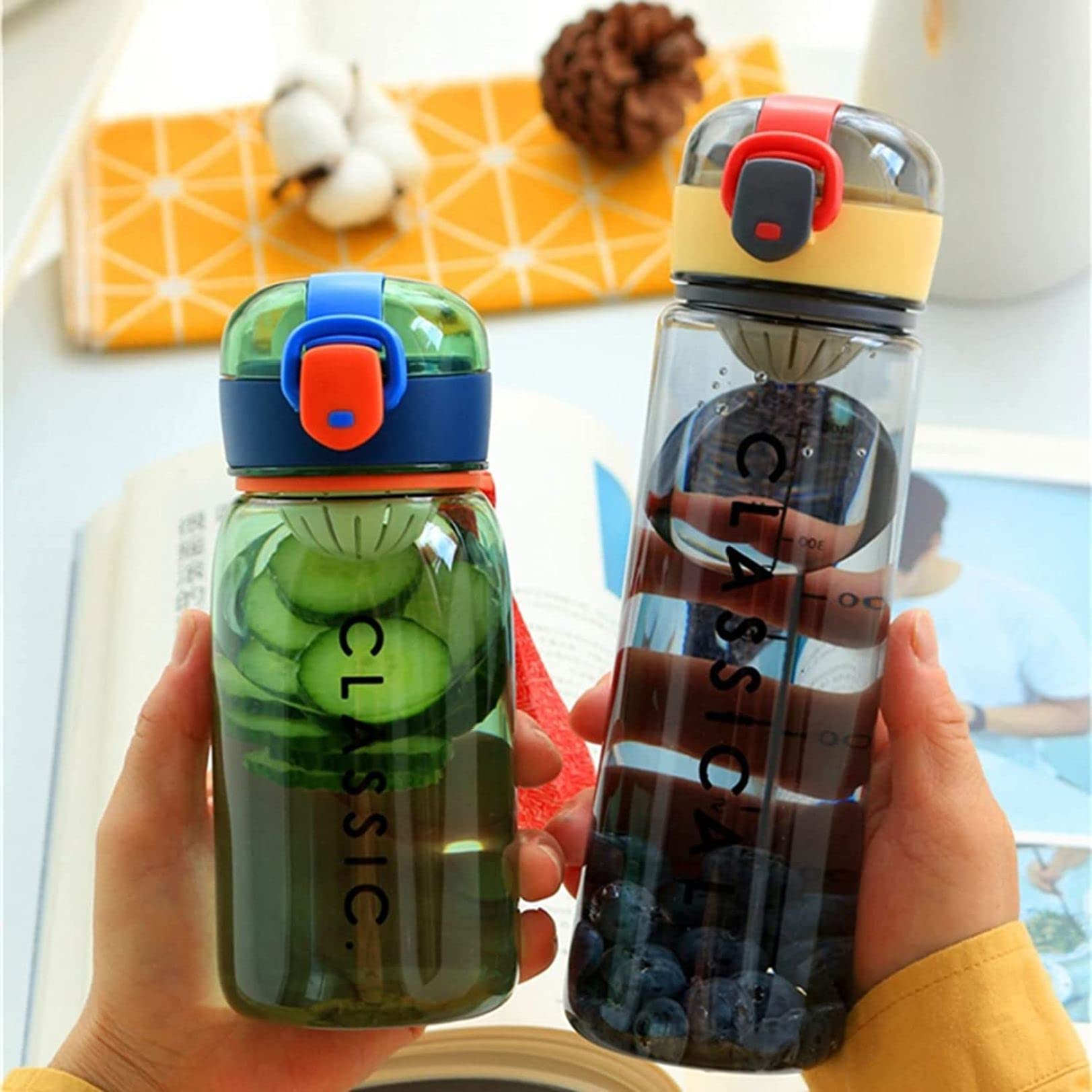 Amazon.co.jp: スポーツボトル 水筒 500mL ウォーターボトル 茶こし