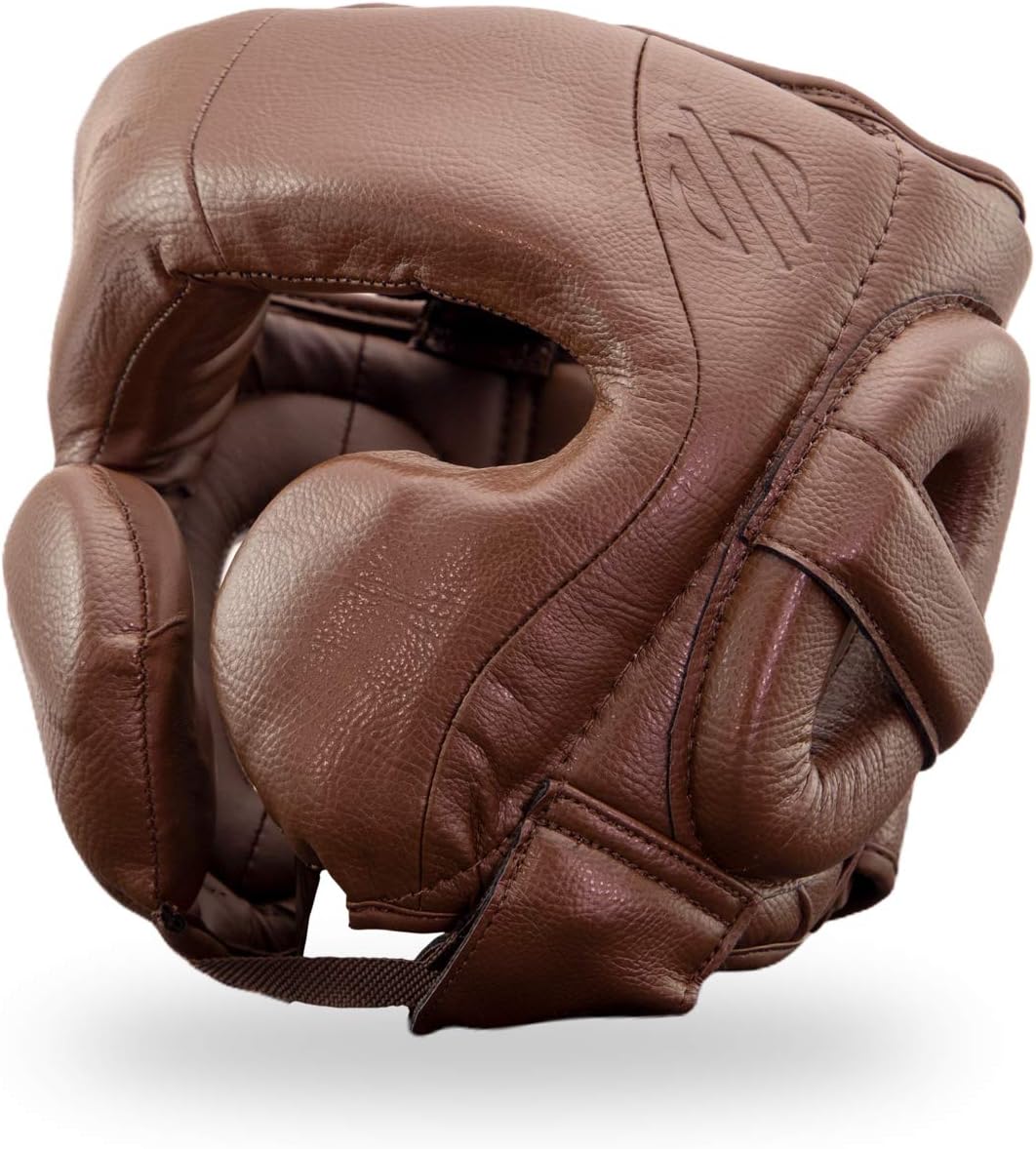 Sanabul Battle Forged Professional Boxing Headgear for Men Martial Arts Kickboxing MMA Head Gear Fighting & Sparring Helmet Full-Face Protection