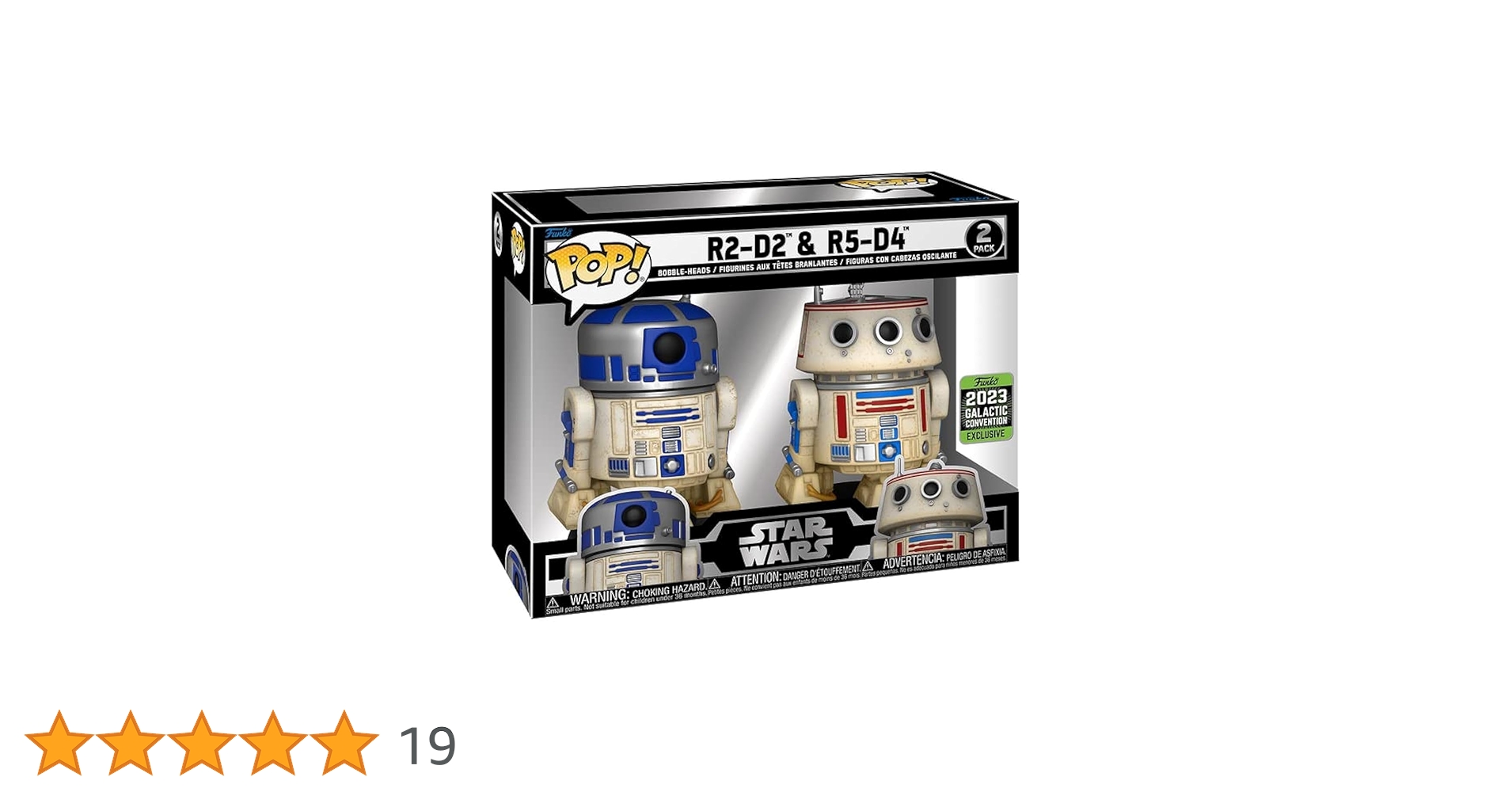 新品未開封 FUNKO POP スターウォーズ R2-D2 & R5-D4 限定 Funko Pop! R2-D2 & R5-D4 2-Pack Convention Exclusive