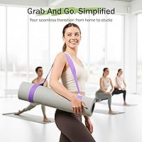 Vista 2 de Slim Panda Yoga Mat Straps for Carrying, Adjustable Yoga Mat Carrier Sling Fits All Mats(Mat Not Included)