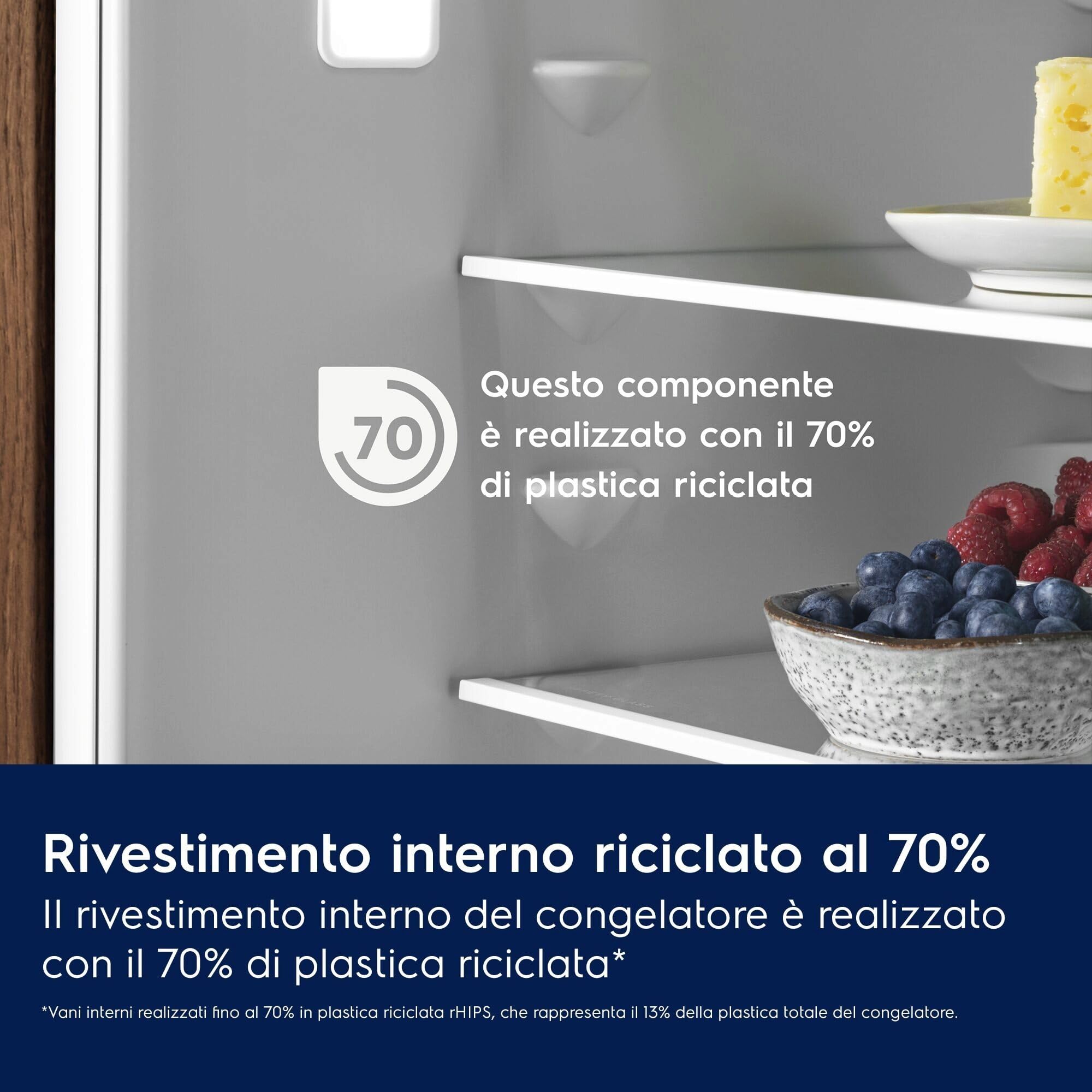 Electrolux Congelatore Incasso 212 L No Frost EUA7NE18S