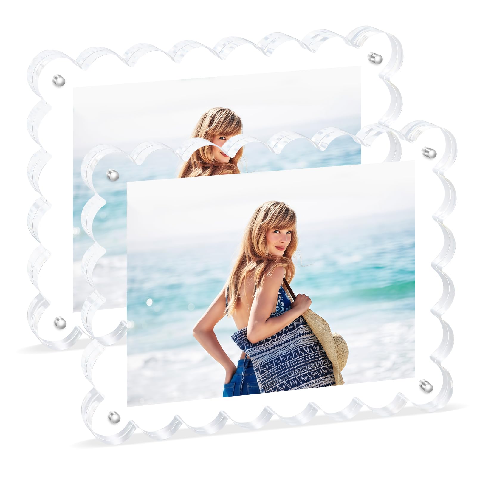 Acrylic Magnetic Photo Frames - 2 Pack -18 Acrylic Magnetic Photo Frames - 2 Pack -18