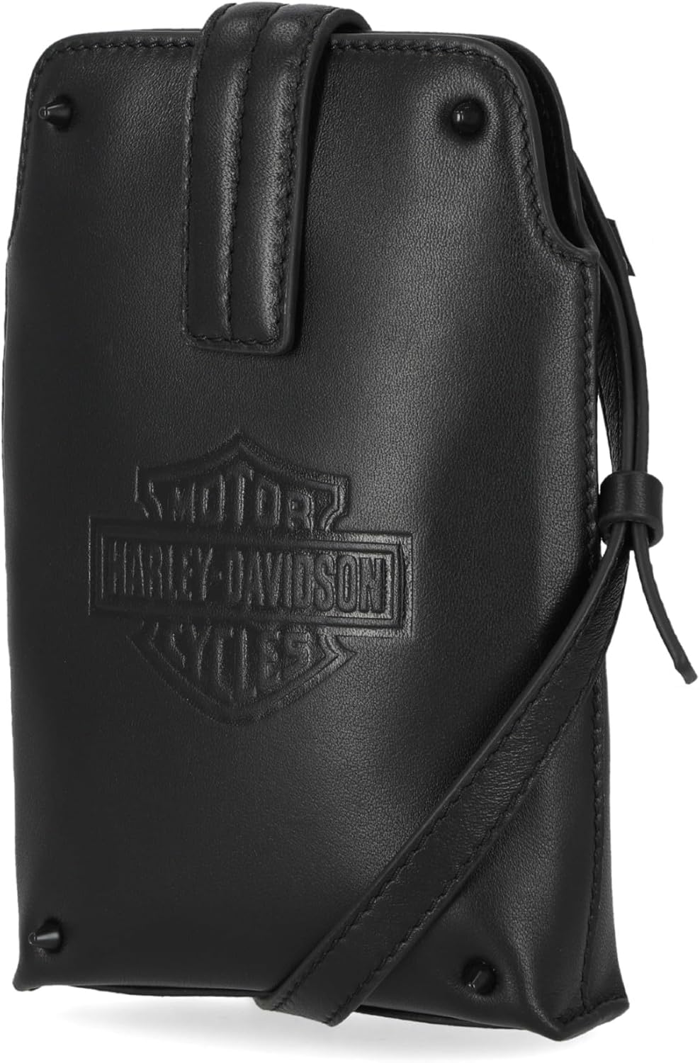 Harley-Davidson Women's Bar & Shield Cone Stud Cell Phone Travel Case - Black