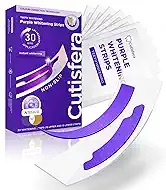 Purple Teeth Whitening Strips, Purple Whitening Strips Color Correcting for Sensitive Tooth, Enamel Safe, Non-Slip, Removes Yellow Stains, 30 Min Fast Whitening, 15 Treatments (30 Strips, Mint)