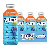 Vista 8 de PLEZi Tropical Punch - Bebida de hidratación x Stephen Curry - Bebidas deportivas con 2X electrolitos - 500mg de potasio, baja en azúcar, sin azúcar
