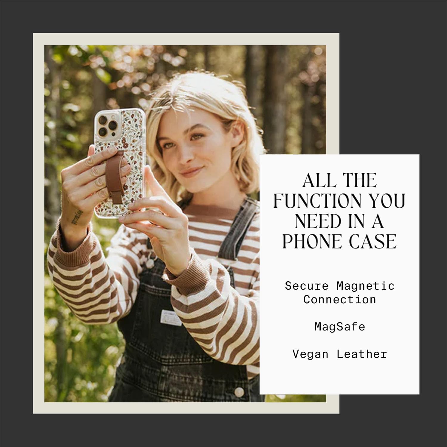 Walli Cases for iPhone 17 Pro Aesthetic Magnetic Phone Case Compatible Magnetic Wallet & Accessories – Cute, Trendy Vegan Leather Phone Cover fits iPhone 17 Pro Series