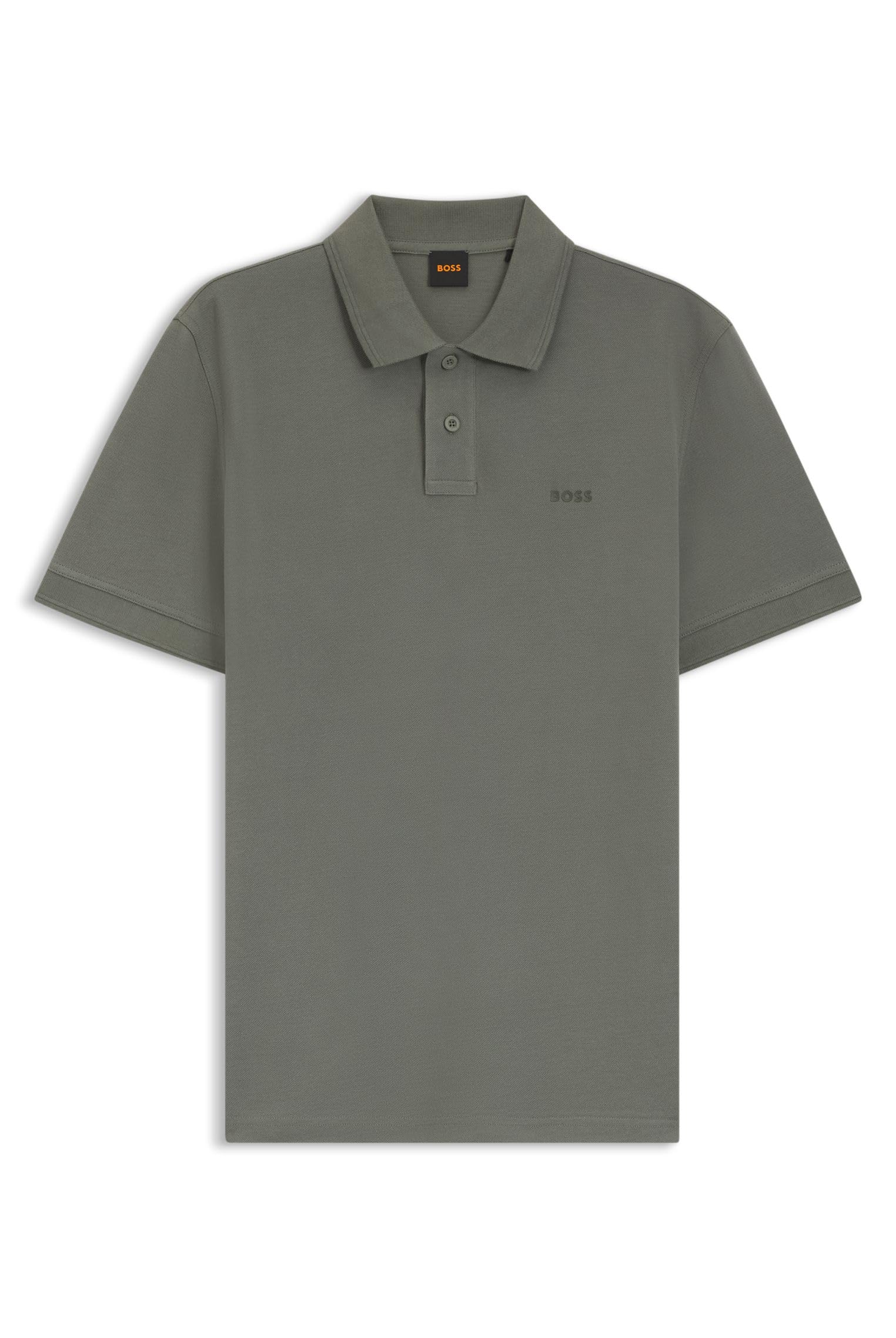 BOSS Mens Prime Cotton-piqué Polo Shirt with Logo Detail
