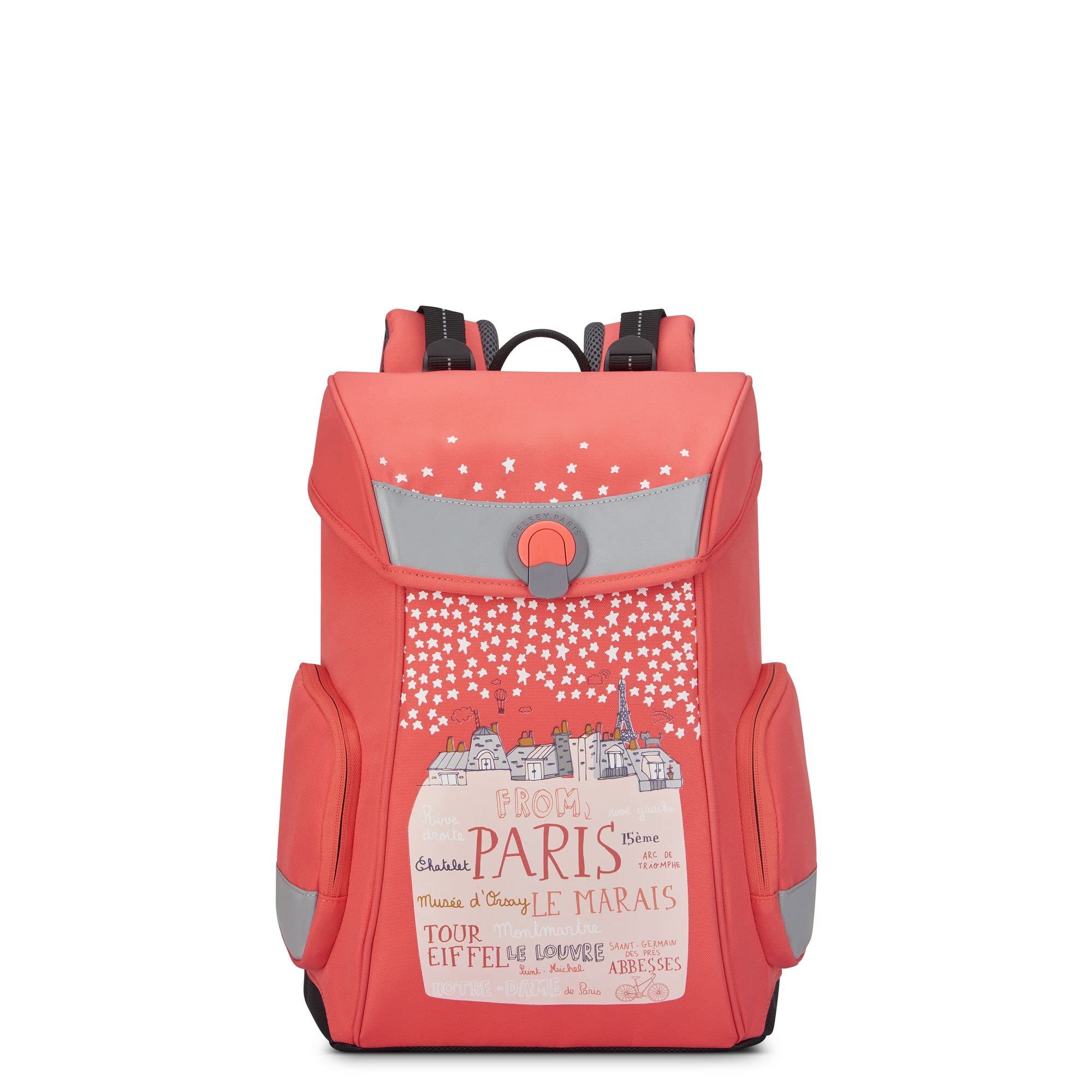 Back to School 2020 Ergonomic Backpack S 14 Inches Coral Pink