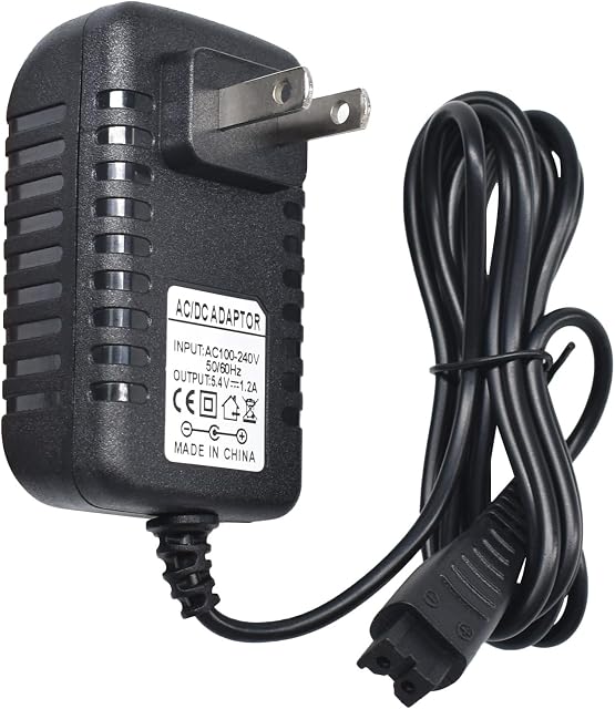 5.4V Charger for Panasonic Shaver Charger, Replacement for Panasonic Arc3 Arc4 Arc5 Arc6 Electric Razor Power Cord Adapter